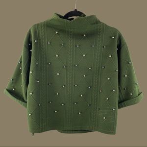 Forest green ornament sweater 🎄TAKE 50% OFF